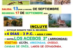 2024-09. Asturias. Del 13 (por la noche) al 17 de Septiembre