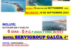 2024-09. La Manga del Mar Menor. Del 10 (por la noche) al 16 de Septiembre