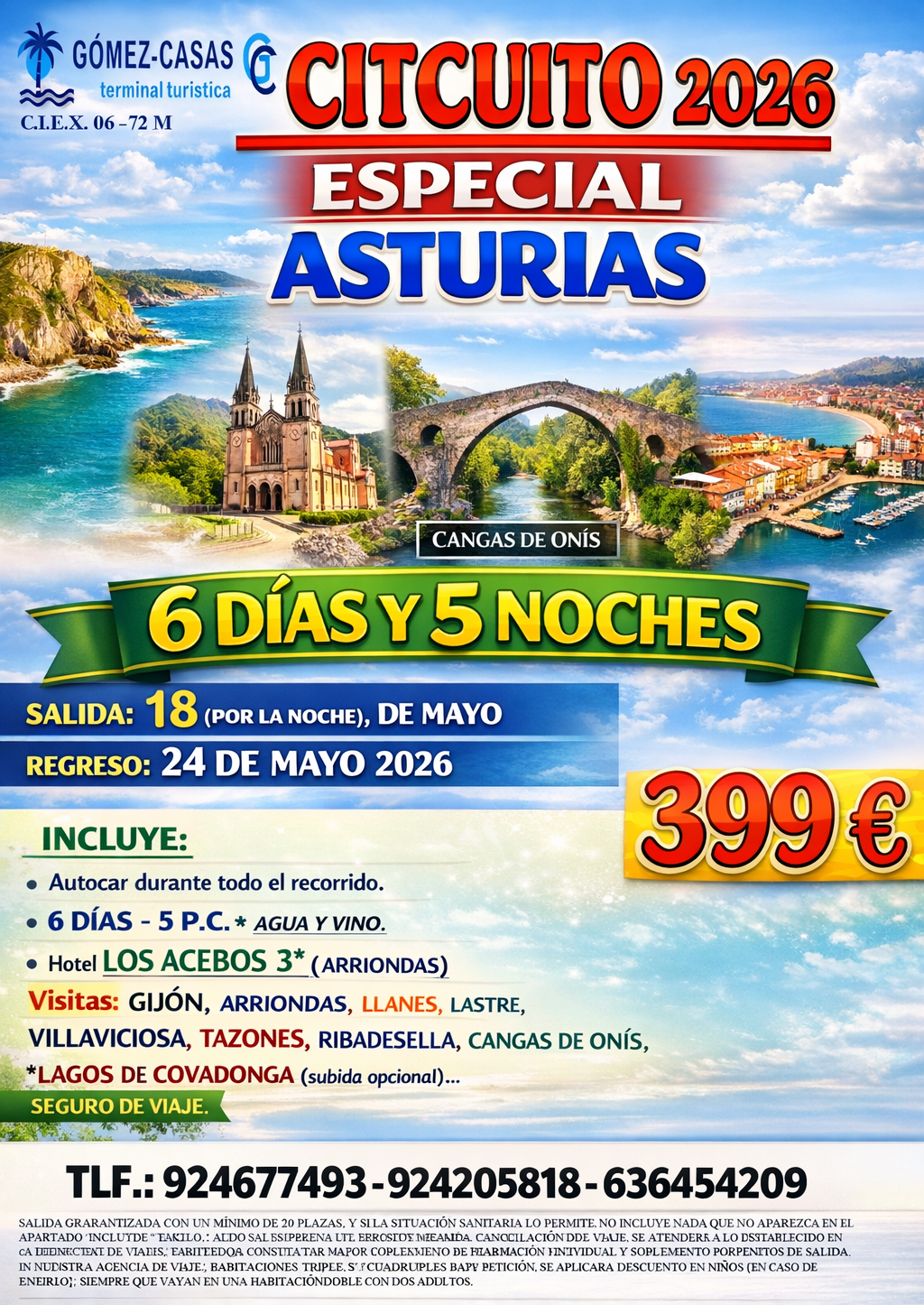 ASTURIAS DEL 18 AL 24 DE MAYO DE 2026