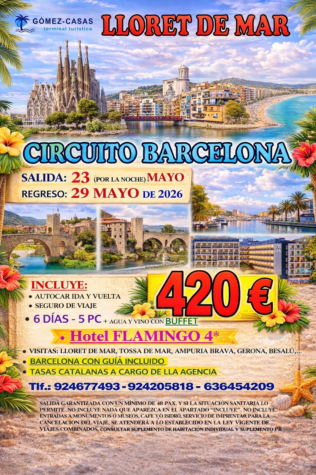 BARCELONA – LLORET DE MAR DEL 23 AL 29 DE MAYO DE 2026