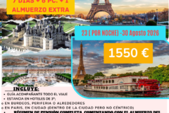 PARIS 23 AL 30 DE AGOSTO DE 2026