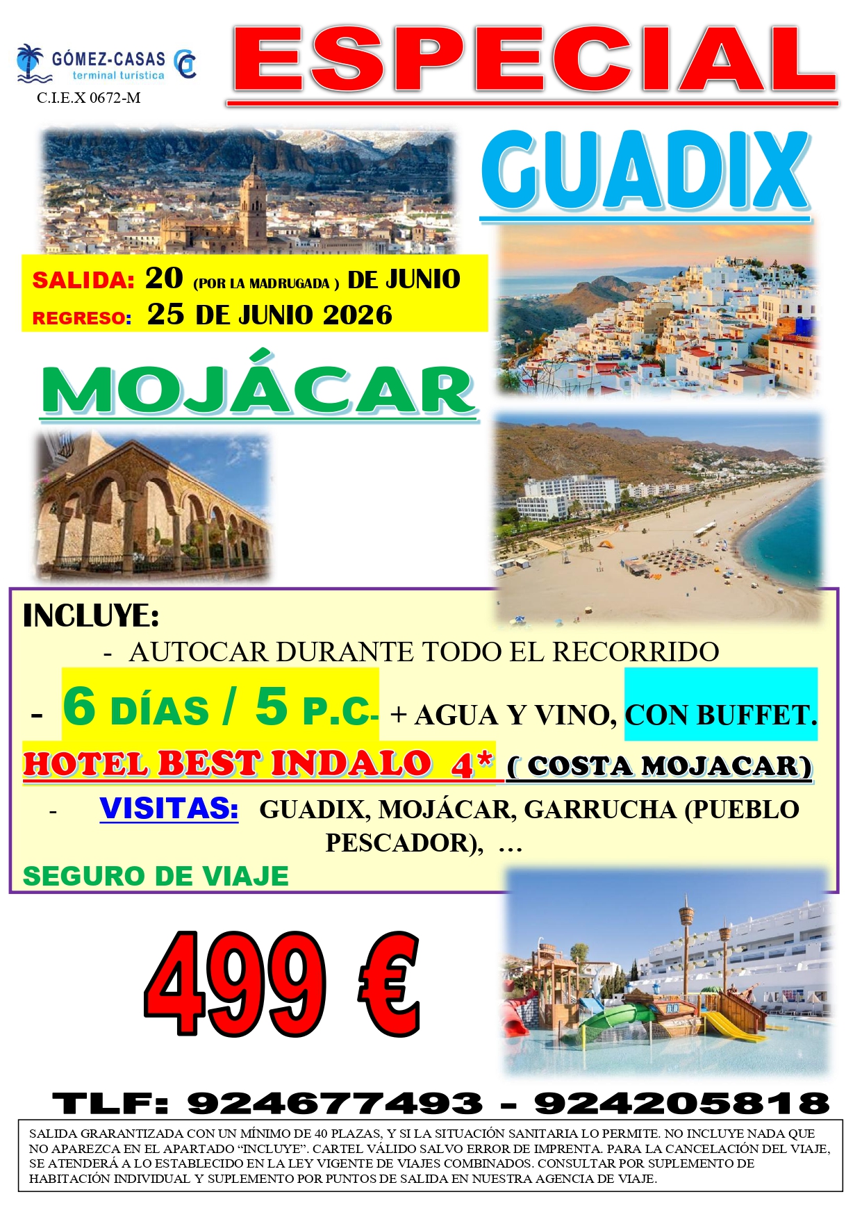 MOJÁCAR DEL 20 AL 25 DE JUNIO DE 2026