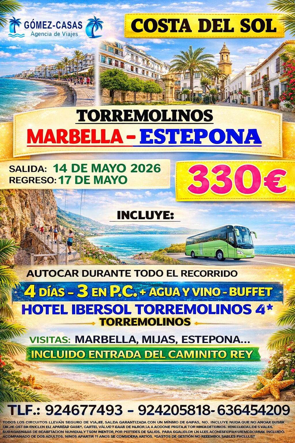 TORREMOLINOS DEL 14 AL 17 DE MAYO DE 2026