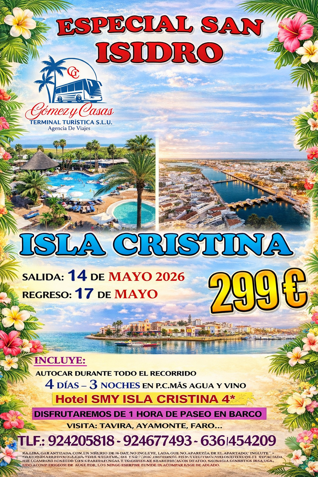 ISLA CRISTINA EN SAN ISIDRO (14 AL 17 DE MAYO DE 2026)