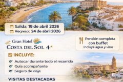 MÁLAGA DEL 19 AL 24 DE ABRIL DE 2026