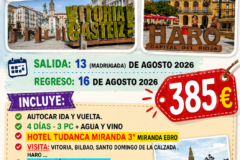 BILBAO – HARO DEL 13 AL 16 DE AGOSTO DE 2026