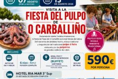 GALICIA DEL 7 AL 13 DE AGOSTO DE 2026