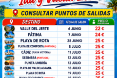 VIAJES DE IDA Y VUELTA