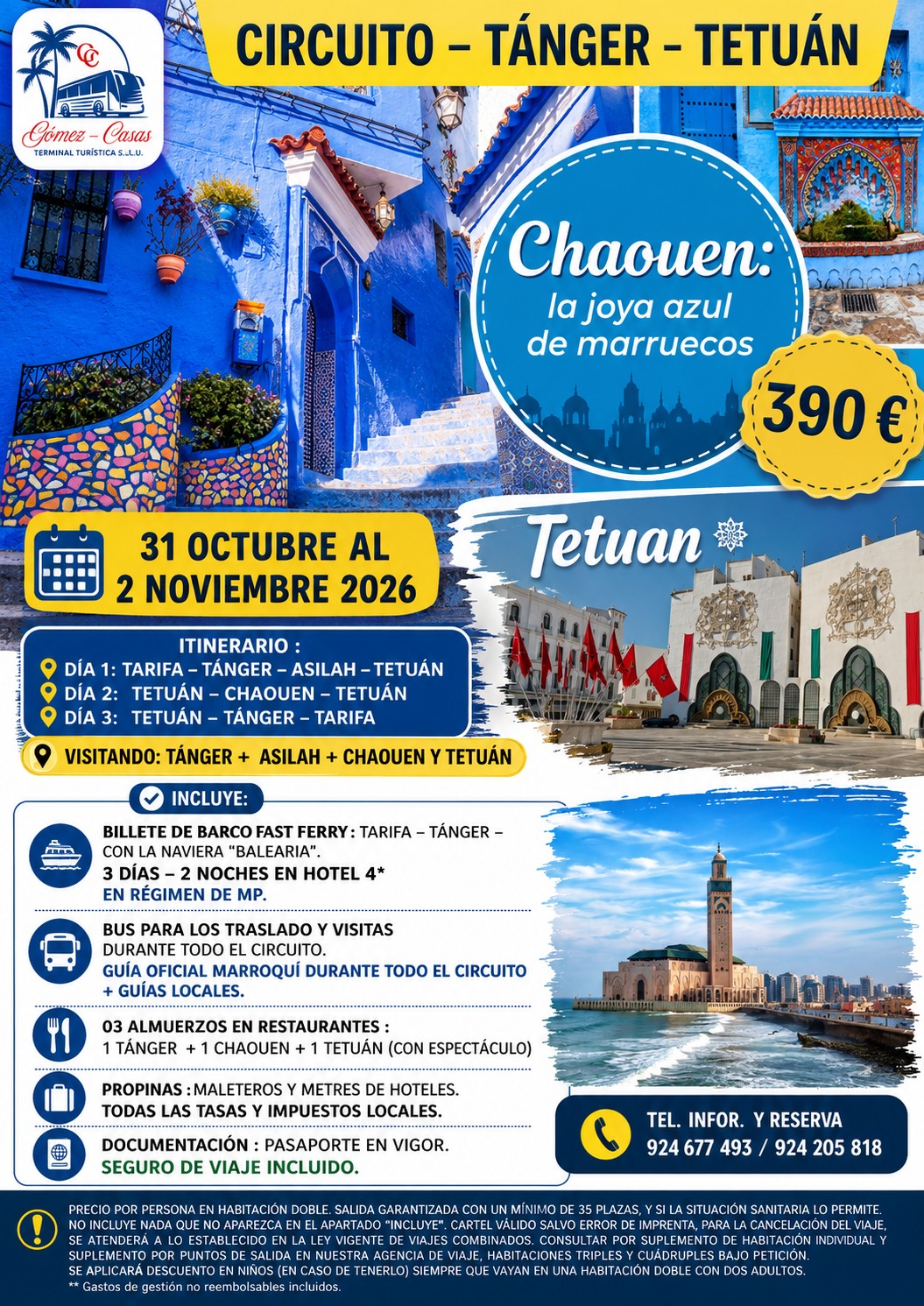 TETUAN (MARRUECOS) DEL 31 AL 2 DE NOVIEMBRE