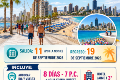 BENIDORM DEL 11 DE SEPTIEMBRE AL 19