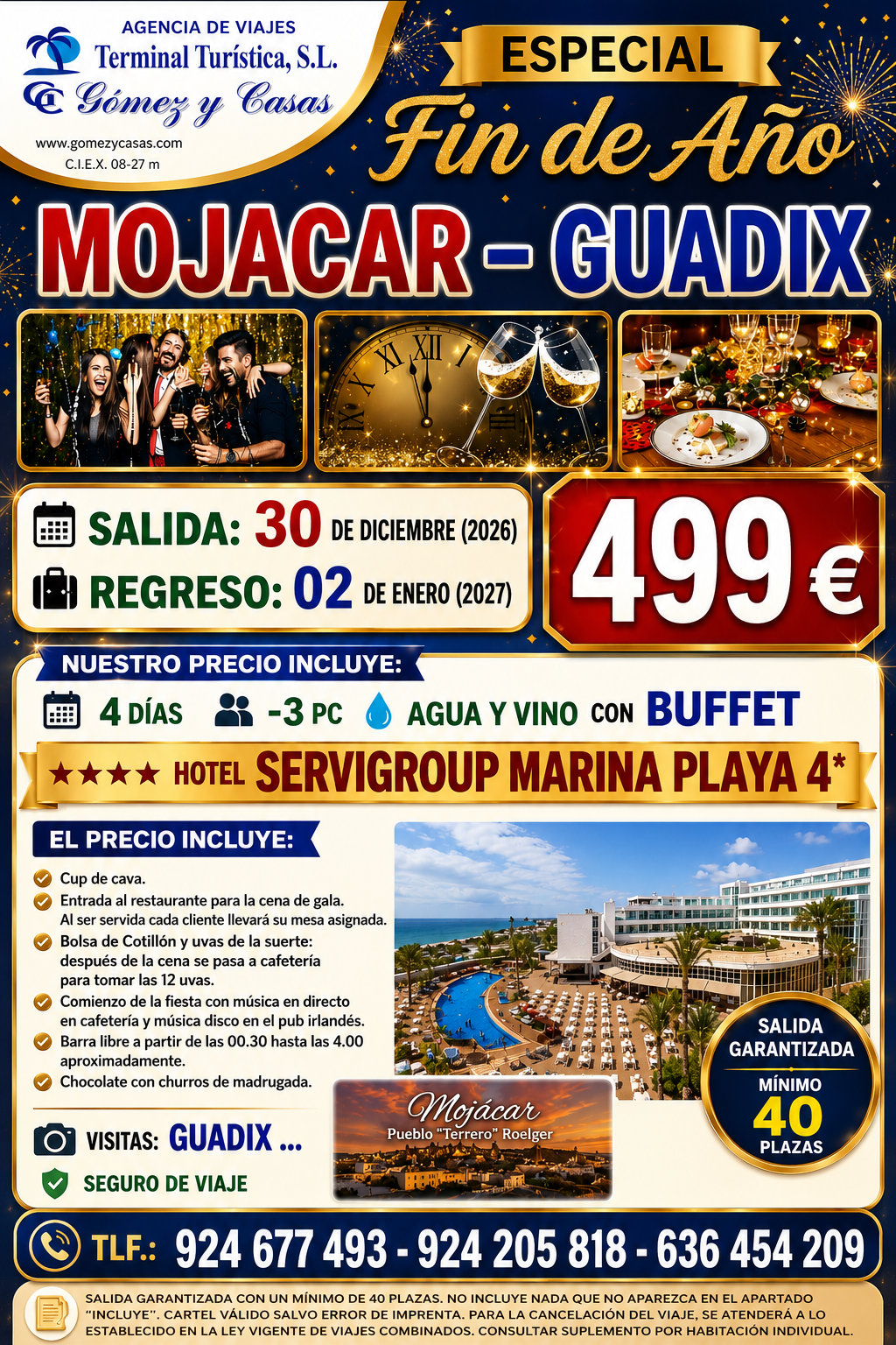 NOCHEVIEJA EN MOJACAR DEL 30 AL 2 DE ENERO DE 2027
