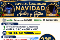 ASTURIAS DEL 4 AL 8 DE DICIEMBRE