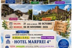 CANTABRIA DEL 31 DE OCTUBRE (POR LA NOCHE) AL 6 DE NOVIEMBRE